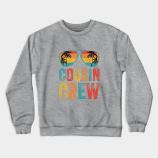 Cousin Crew Beach Retro Aviator Sunglasses Crewneck Sweatshirt